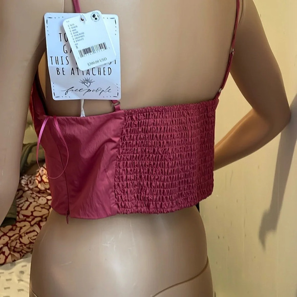 Free People Mya crop top pink for women’s - Picture 4 of 9
